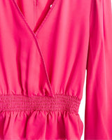 Blusa manga larga encauchada