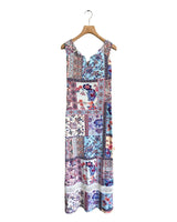 Maxi vestido con print anudado