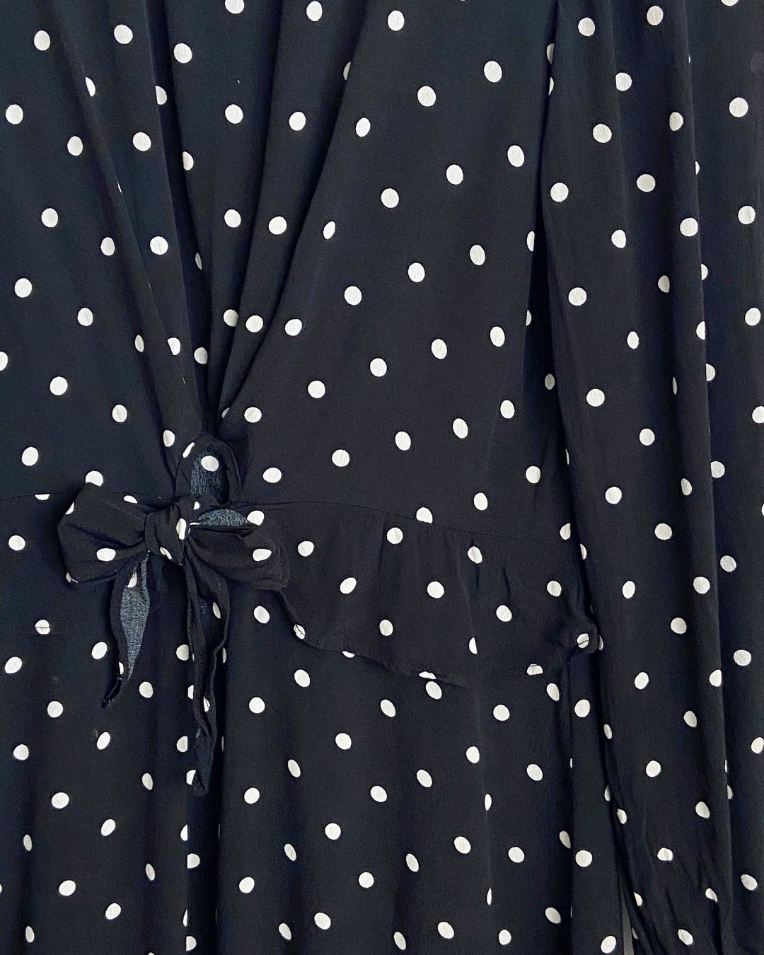 Vestido midi anudado