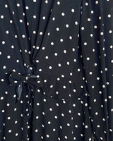 Vestido midi anudado