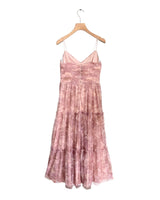 Maxi vestido de tiras en mesh