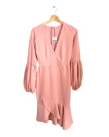 Vestido midi manga larga
