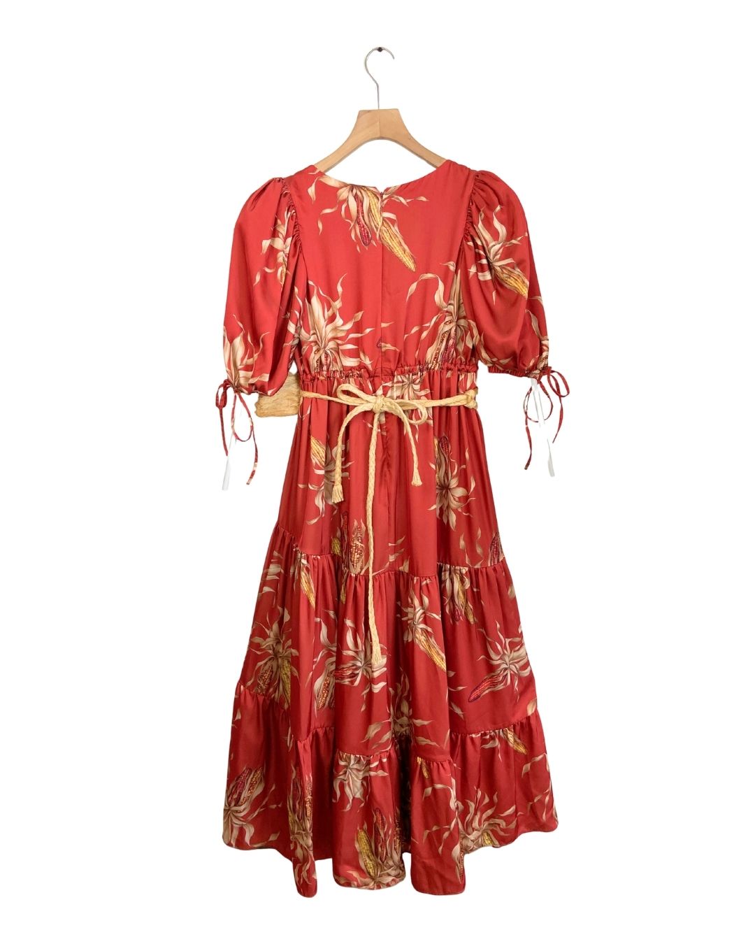 Maxi vestido satinado