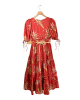 Maxi vestido satinado