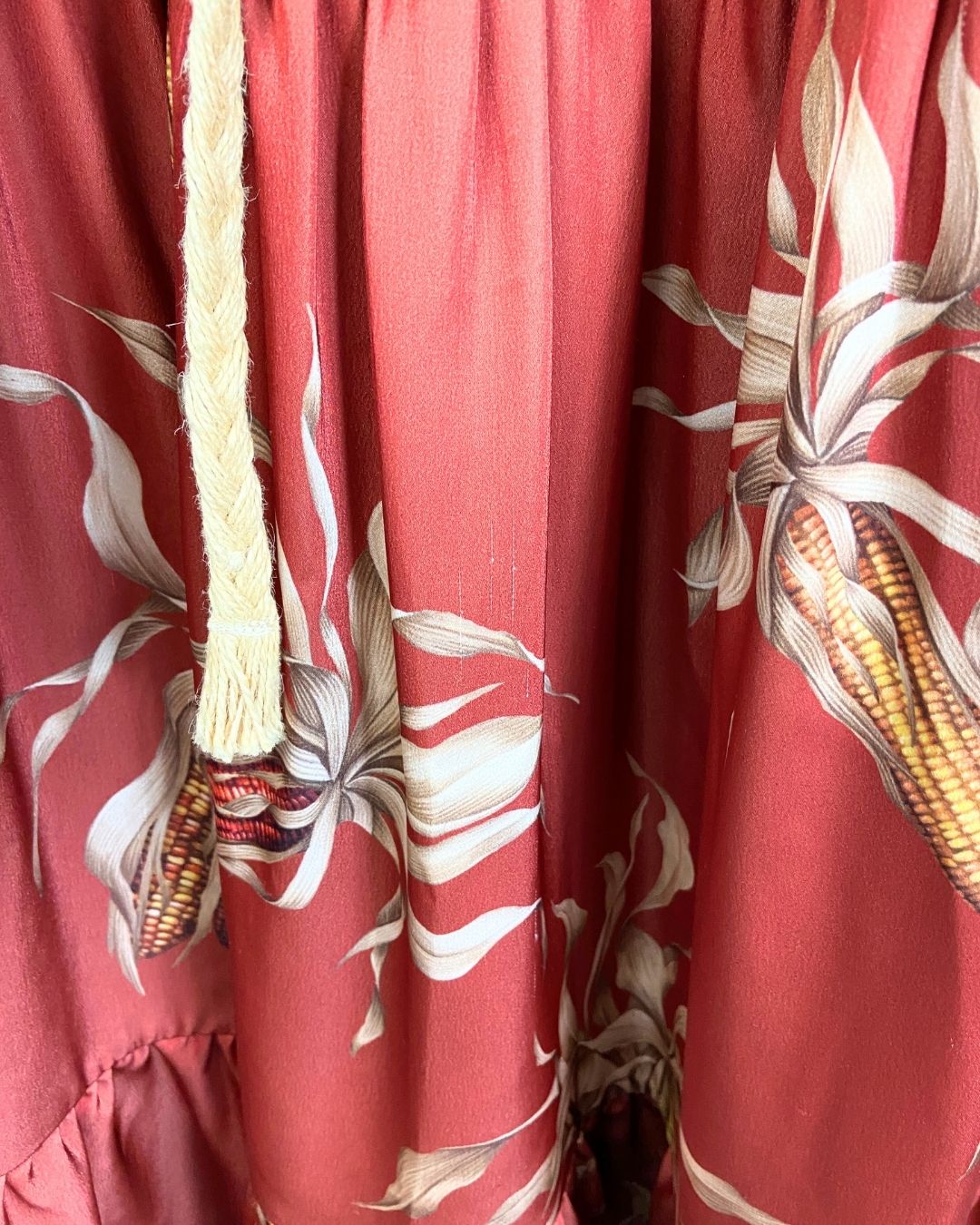 Maxi vestido satinado