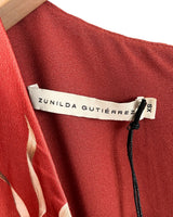 Maxi vestido satinado