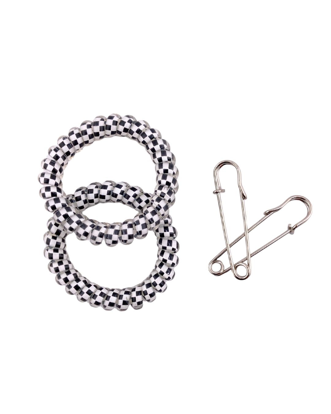 Kit ajuste de mangas print Blanco y negro