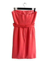 Vestido mini strapless