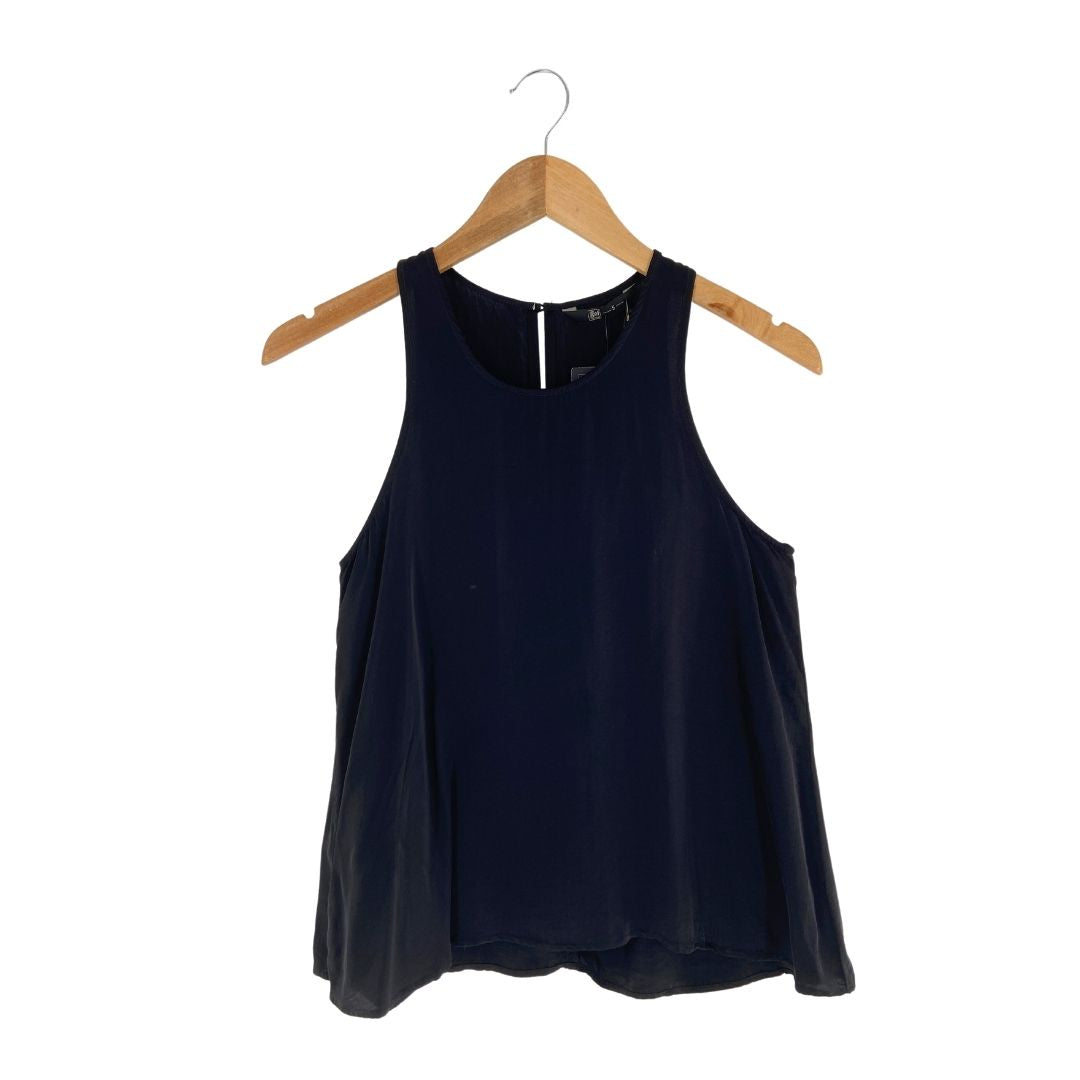 Camiseta sleeveless satinada