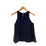 Camiseta sleeveless satinada