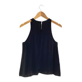 Camiseta sleeveless satinada