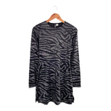 Vestido mini manga larga