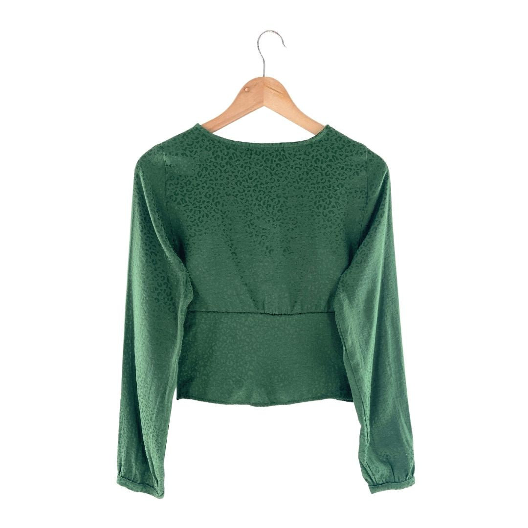 Blusa abotonada manga larga