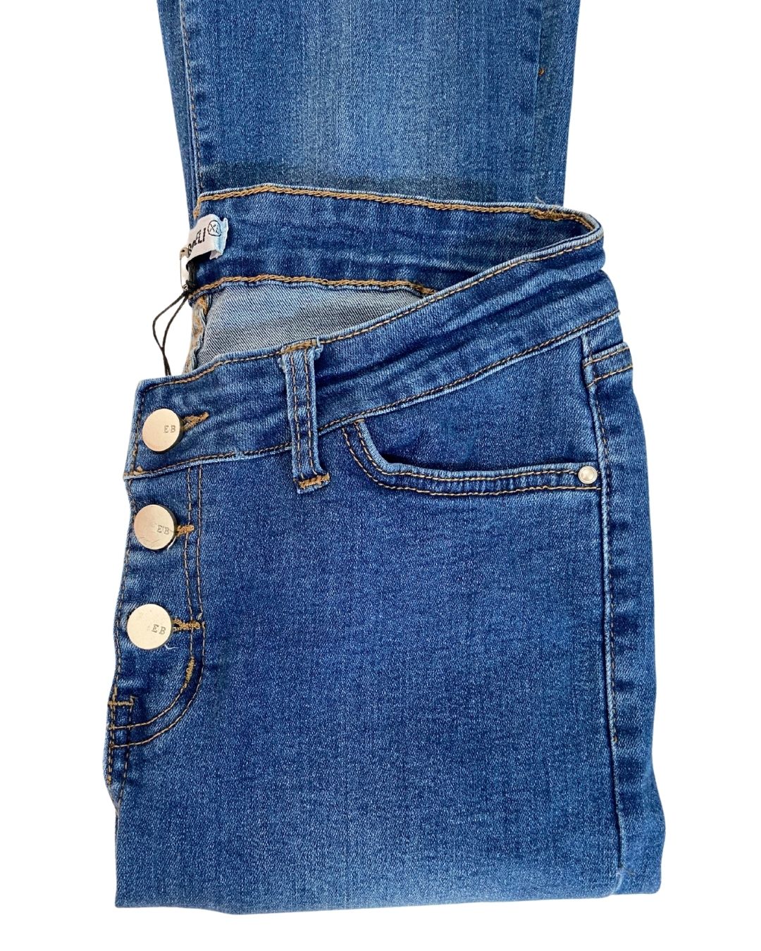 Jean stretch flared destroyed