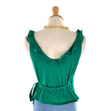 Blusa wrap sleeveless
