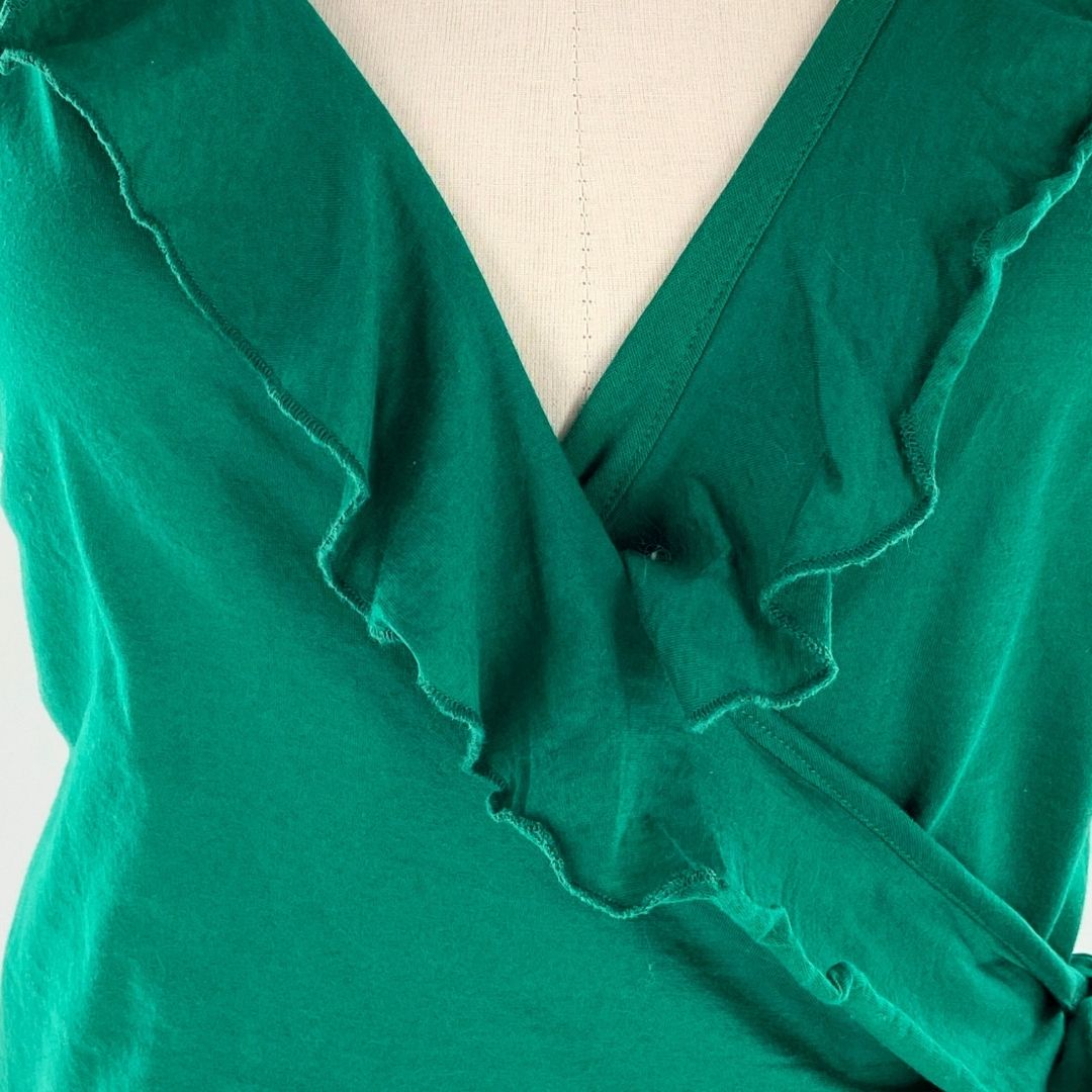Blusa wrap sleeveless