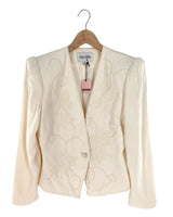 Set blazer bordado un boton