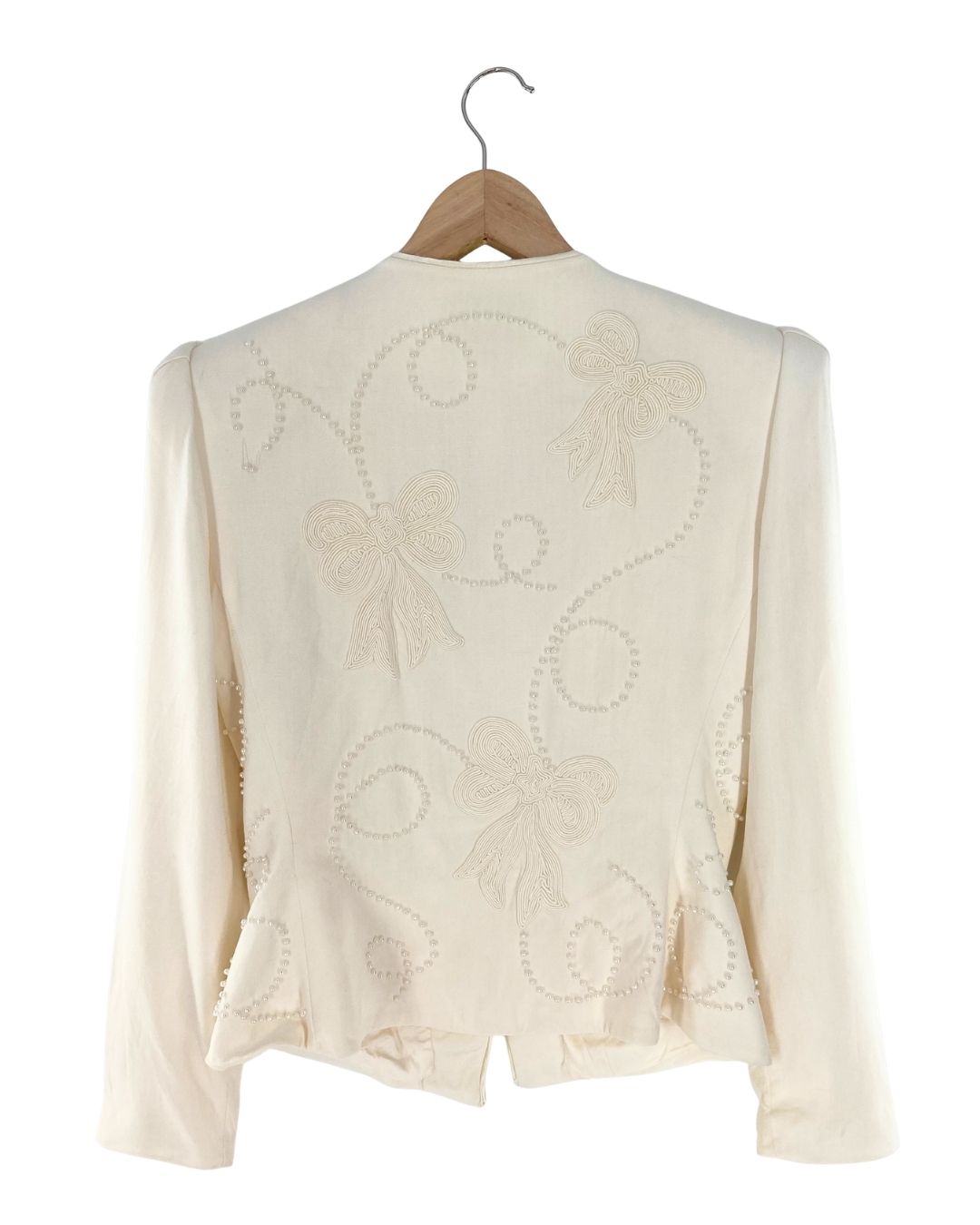 Set blazer bordado un boton