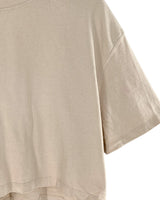 Camiseta crop manga corta
