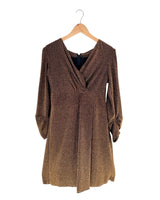 Vestido midi manga larga