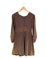 Vestido midi manga larga