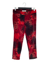 Pantalón recto print paisley