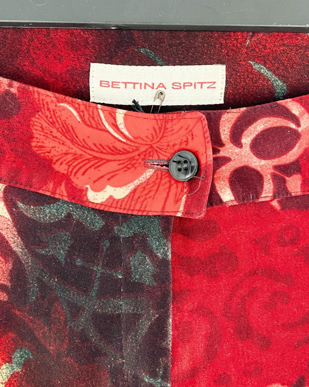 Pantalón recto print paisley
