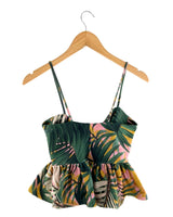 Crop top de tiras ajustables