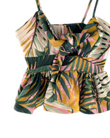 Crop top de tiras ajustables