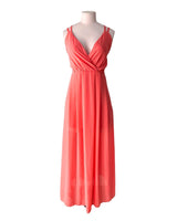 Maxi vestido con prenses