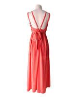 Maxi vestido con prenses