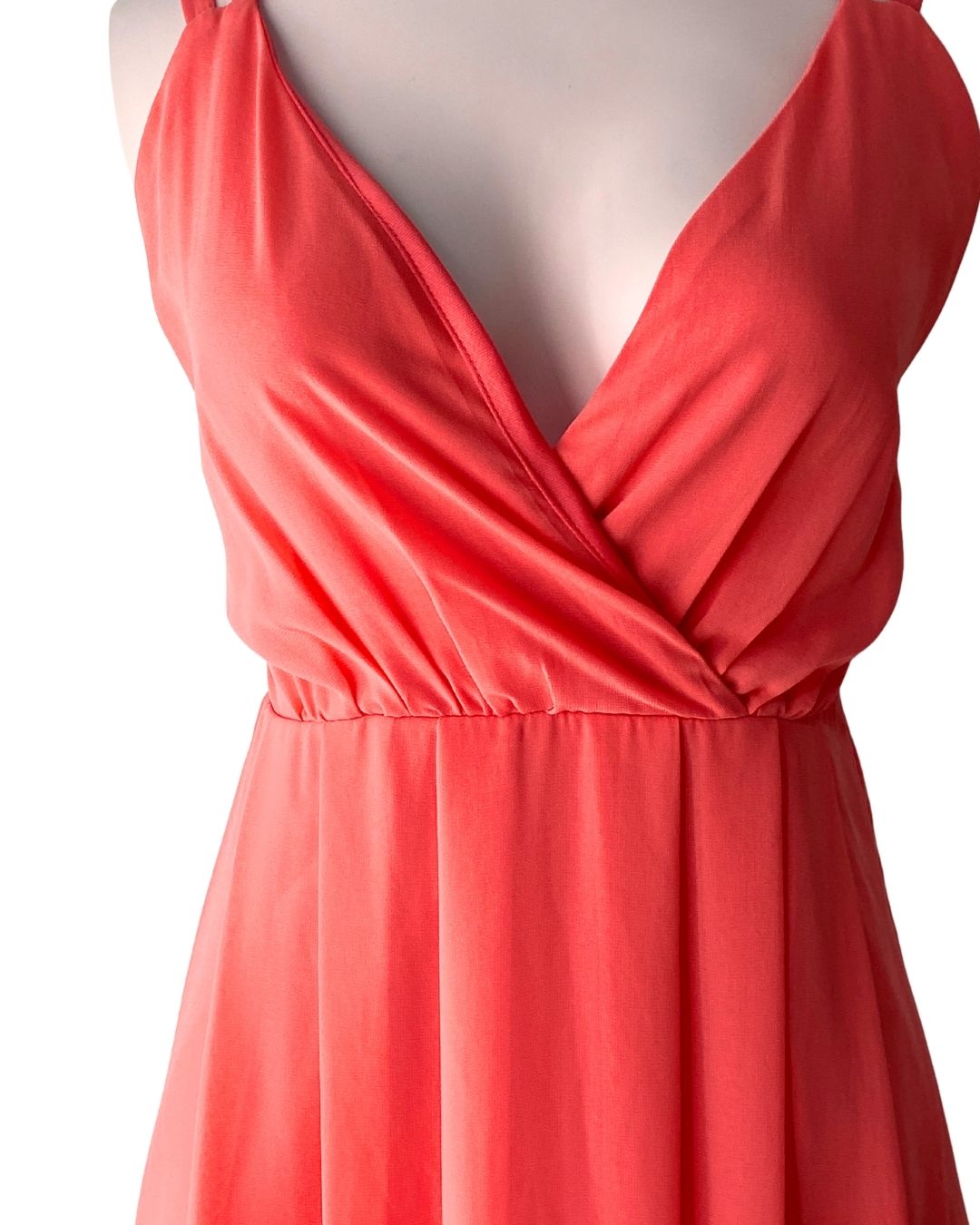 Maxi vestido con prenses