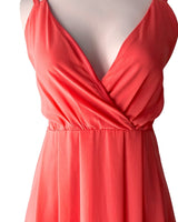 Maxi vestido con prenses