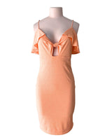 Vestido midi de tiras