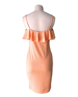 Vestido midi de tiras