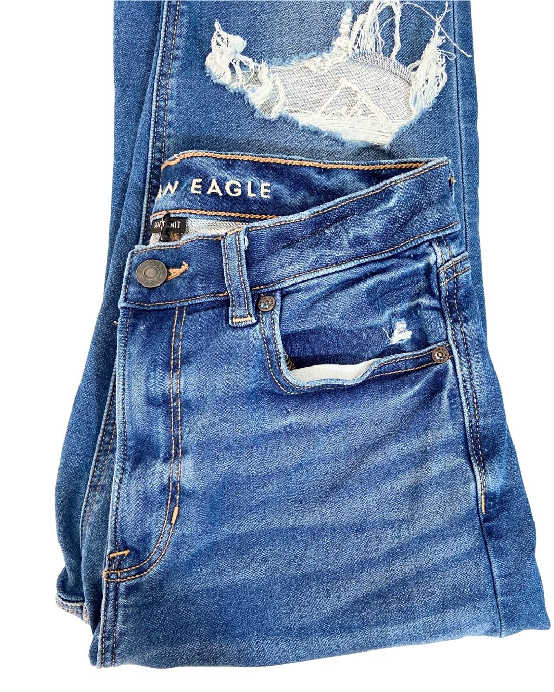 Jean stretch en sotf knit