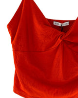 Blusa de tiras cruzada