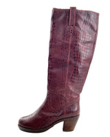 Botas caña alta con textura