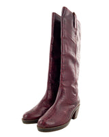 Botas caña alta con textura