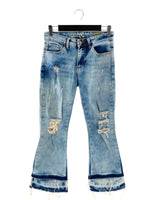 Jean stretch bootcut destroyed