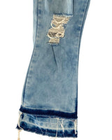 Jean stretch bootcut destroyed