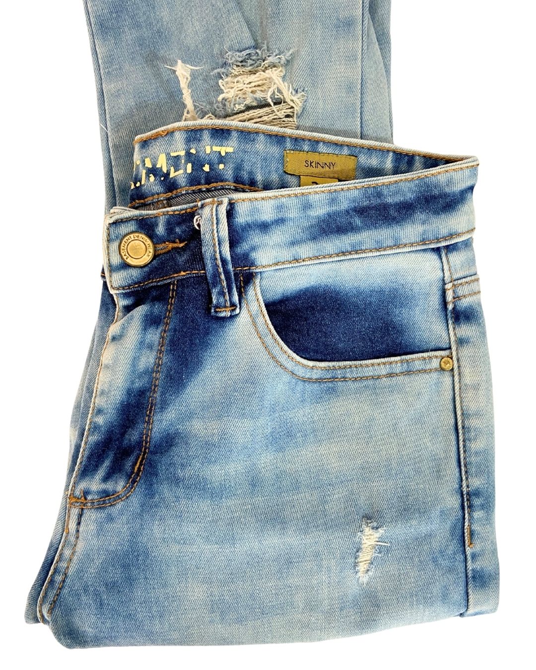 Jean stretch bootcut destroyed