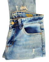 Jean stretch bootcut destroyed