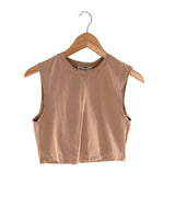Crop top sleeveless básico