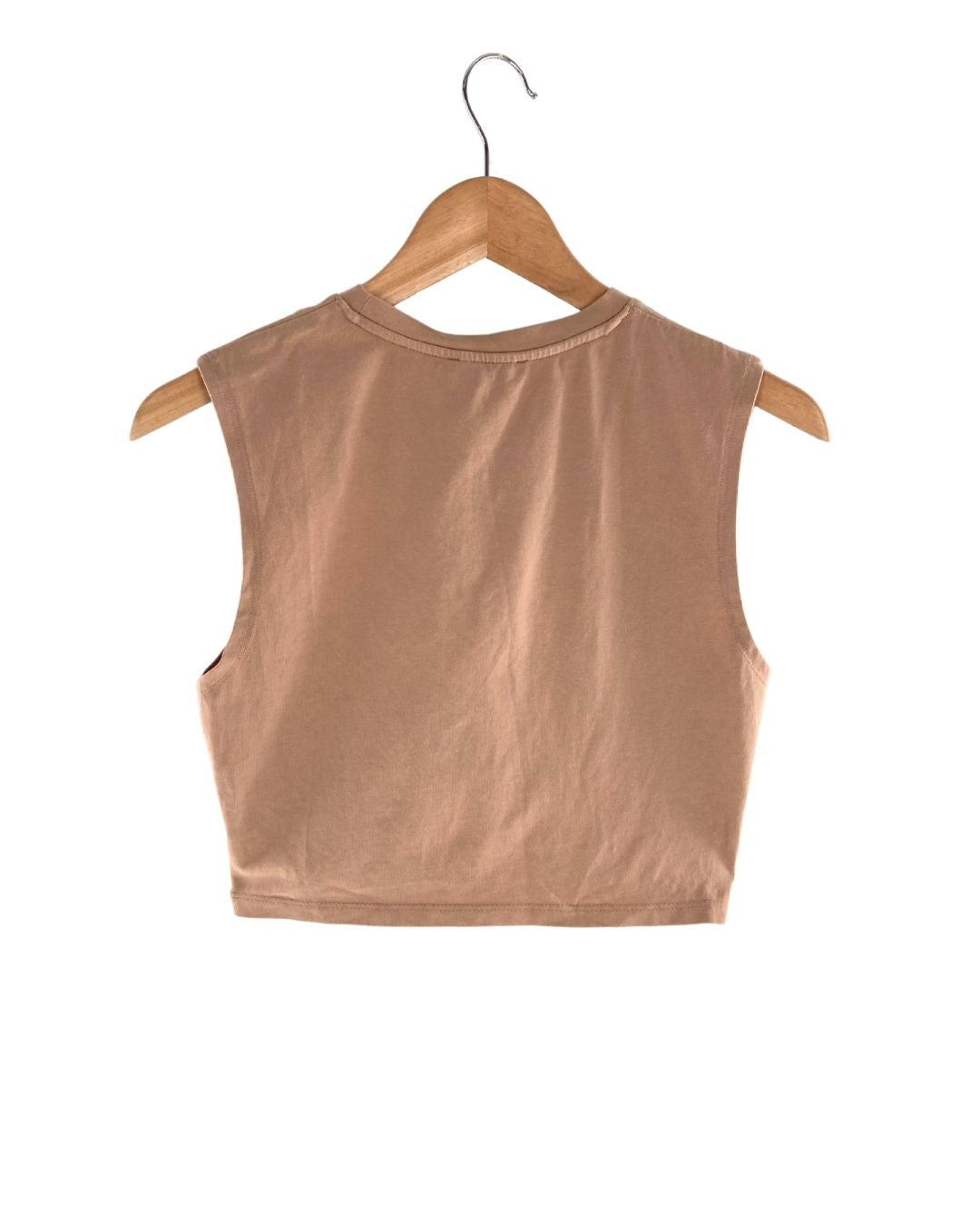 Crop top sleeveless básico