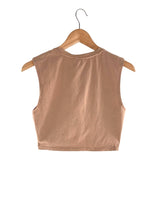 Crop top sleeveless básico