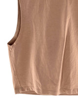 Crop top sleeveless básico