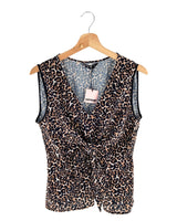 Blusa sleeveless animal print