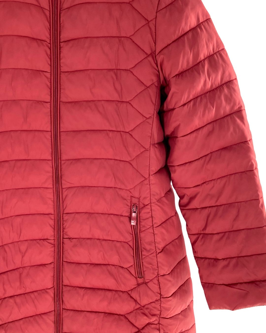 Chaqueta midi acolchada