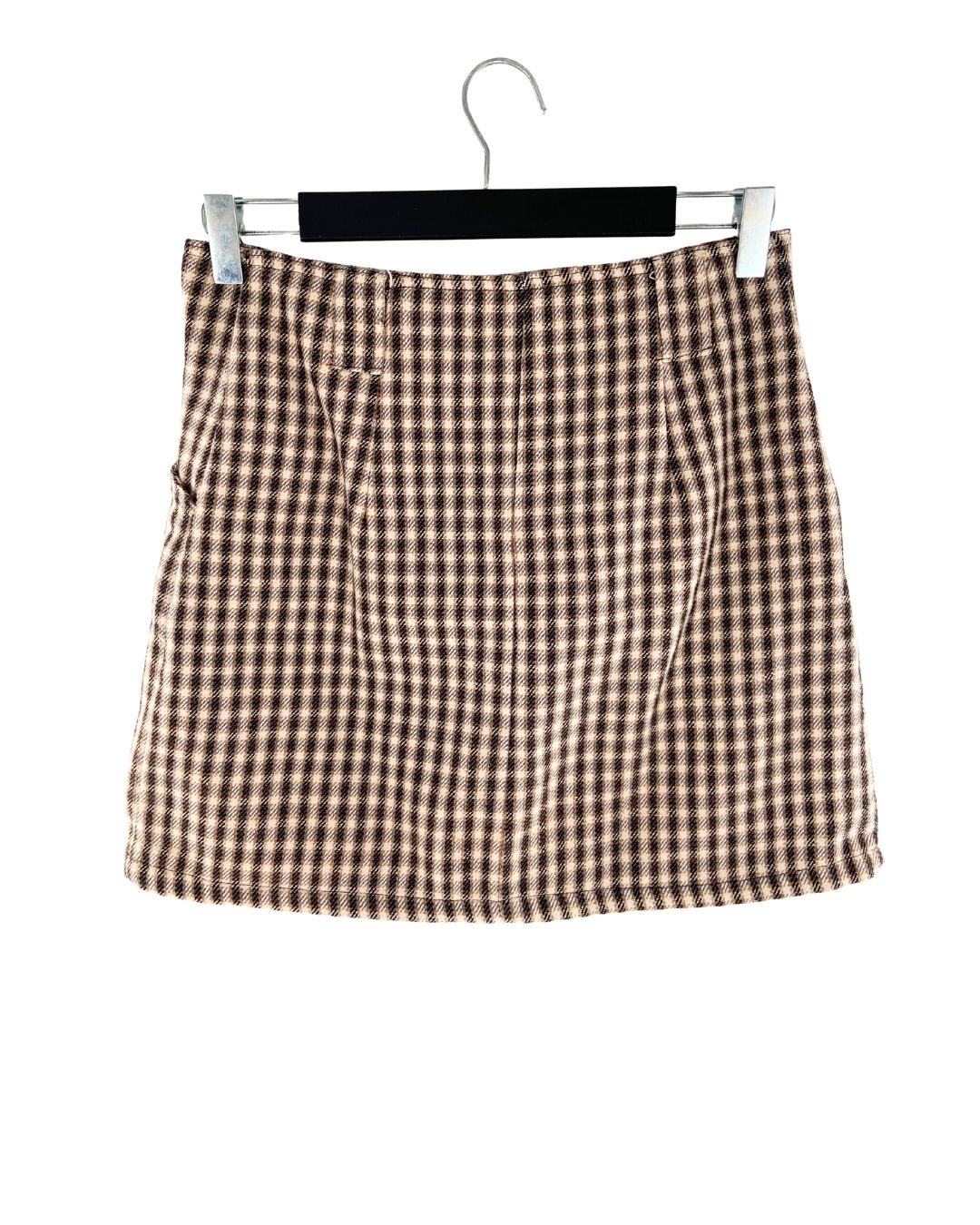 Falda mini a cuadros